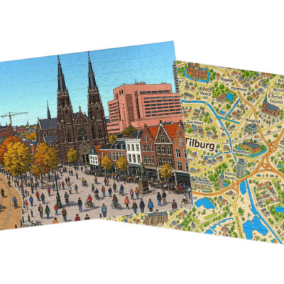 Tilburg — City + Map Puzzle Set