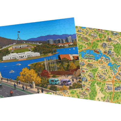 Canberra — City + Map Puzzle Set