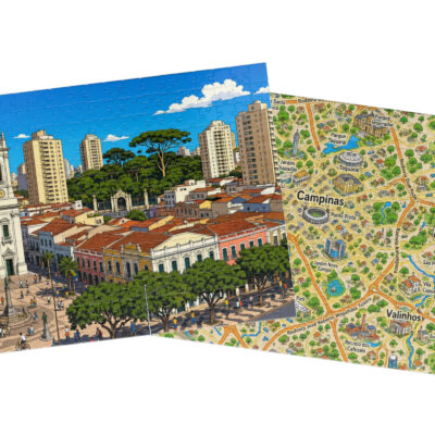 Campinas — City + Map Puzzle Set