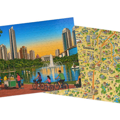 Goiânia — City + Map Puzzle Set