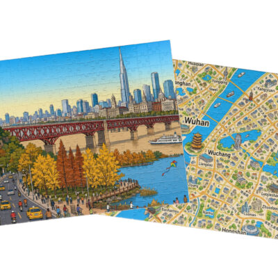 Wuhan — City + Map Puzzle Set