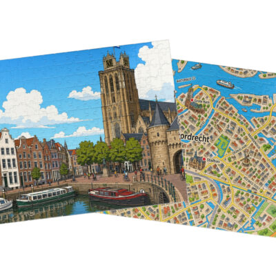 Dordrecht — City + Map Puzzle Set