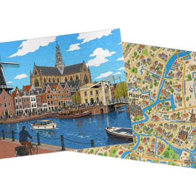 Haarlem — City + Map Puzzle Set
