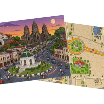 Lop Buri — City + Map Puzzle Set