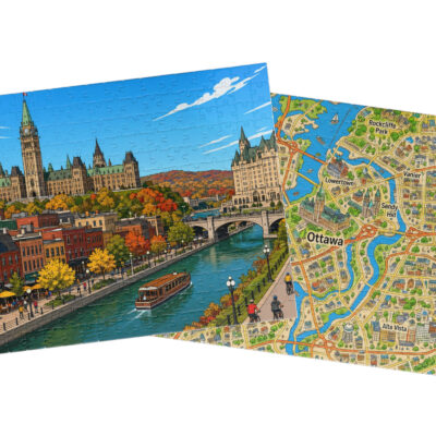 Ottawa — City + Map Puzzle Set