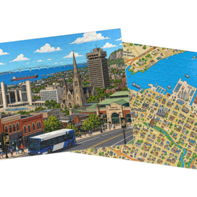 Hamilton — City + Map Puzzle Set