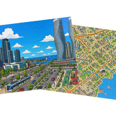 Mississauga — City + Map Puzzle Set