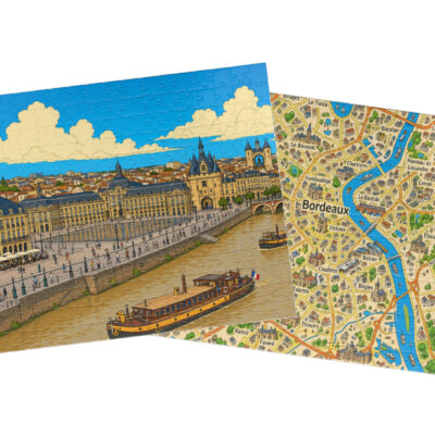 Bordeaux — City + Map Puzzle Set
