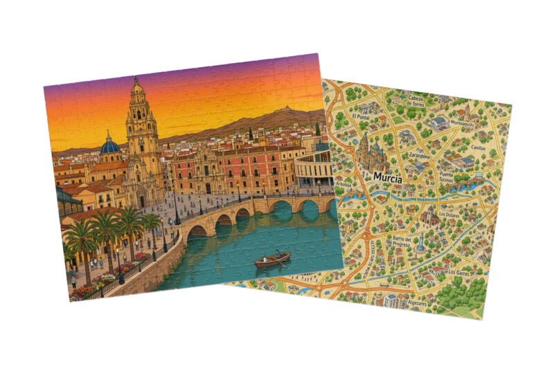 Murcia — City + Map Puzzle Set