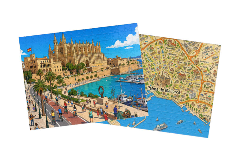 Palma — City + Map Puzzle Set