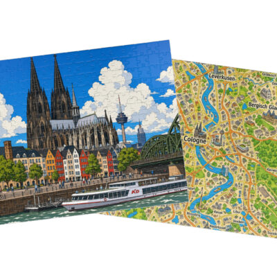 Cologne — City + Map Puzzle Set