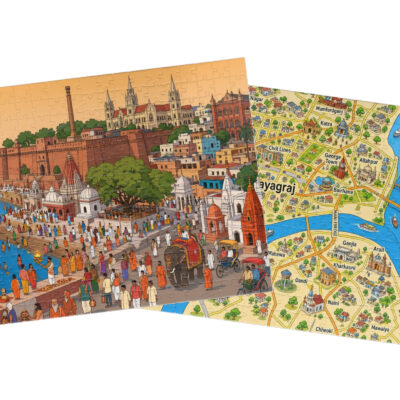 Prayagraj — City + Map Puzzle Set