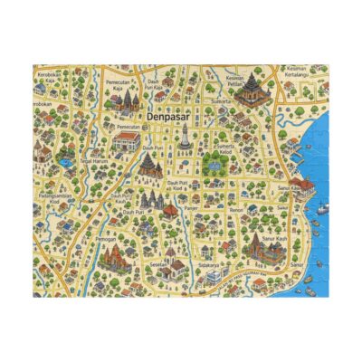 Denpasar Map Puzzle