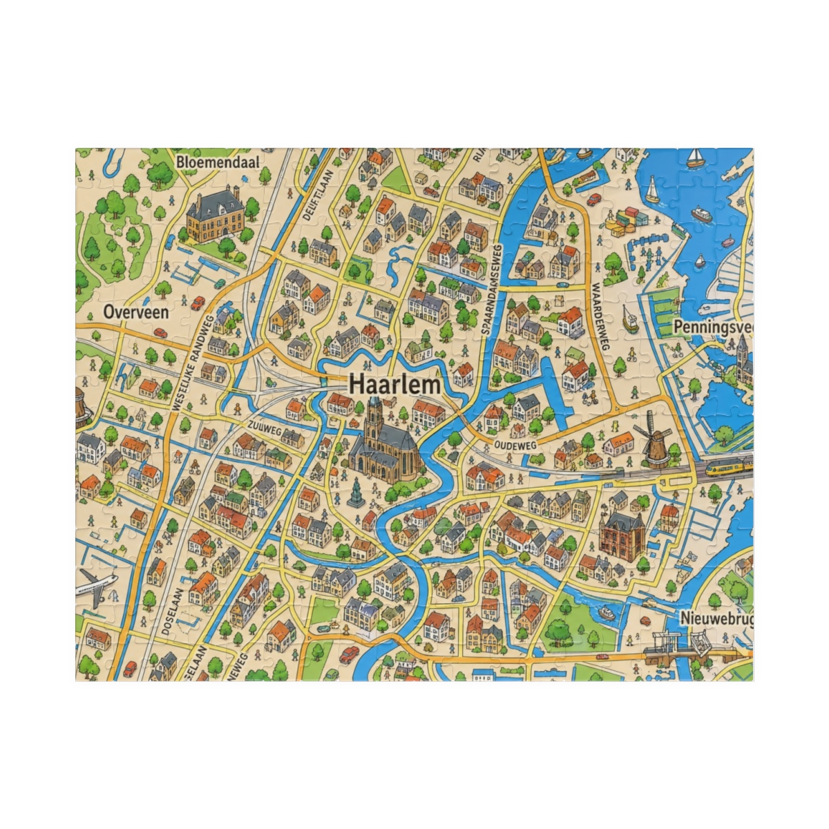 Haarlem map puzzle