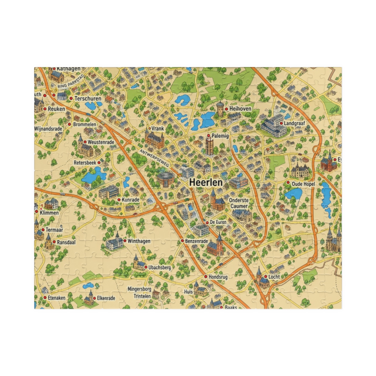 Heerlen map puzzle