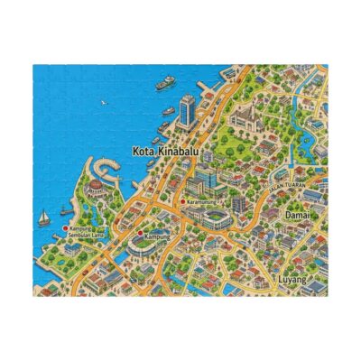 Kota Kinabalu — Map Puzzle