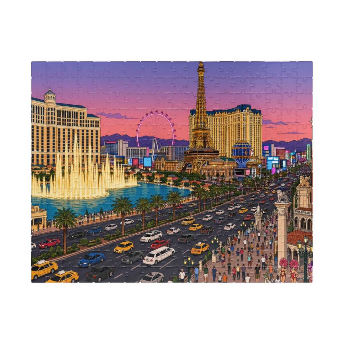 Las Vegas city puzzle