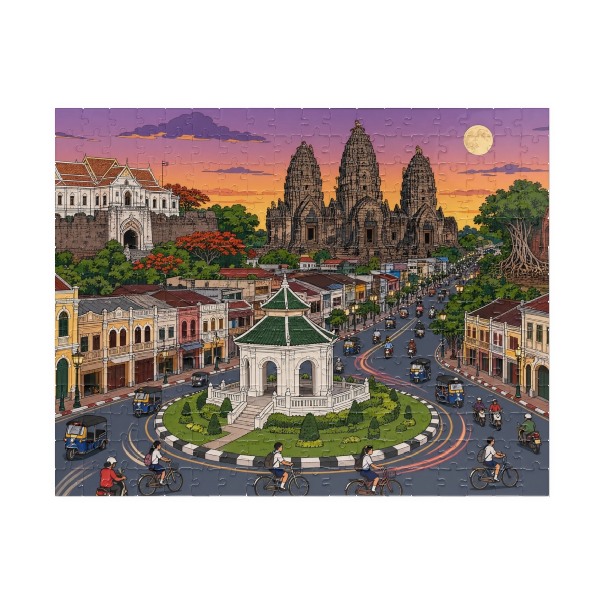 Lop Buri city puzzle