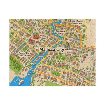 Malacca — Map Puzzle