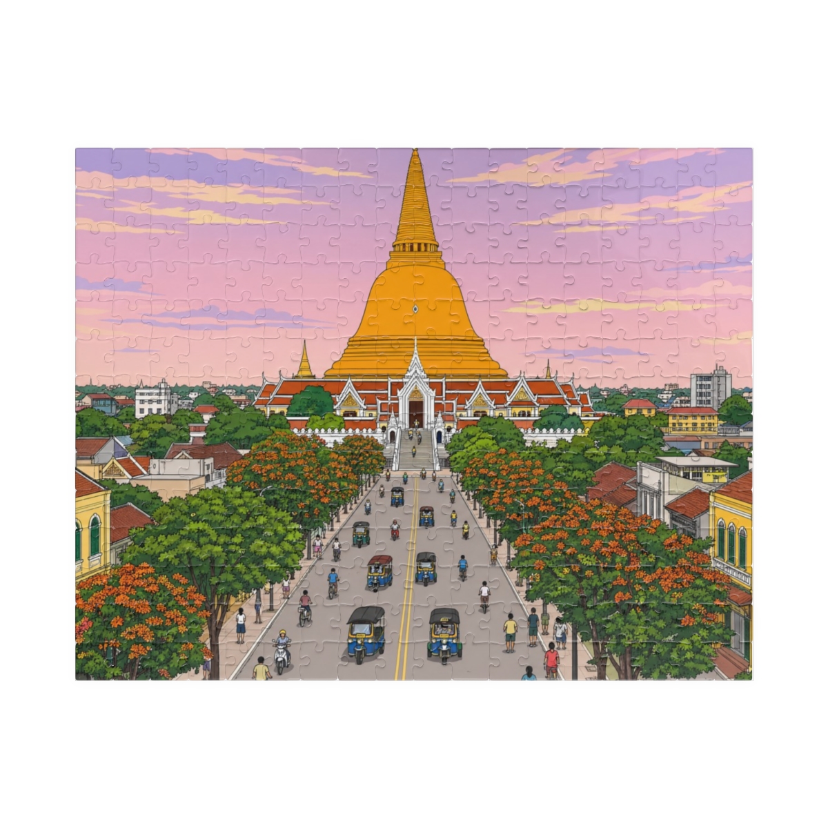 Nakhon Pathom city puzzle