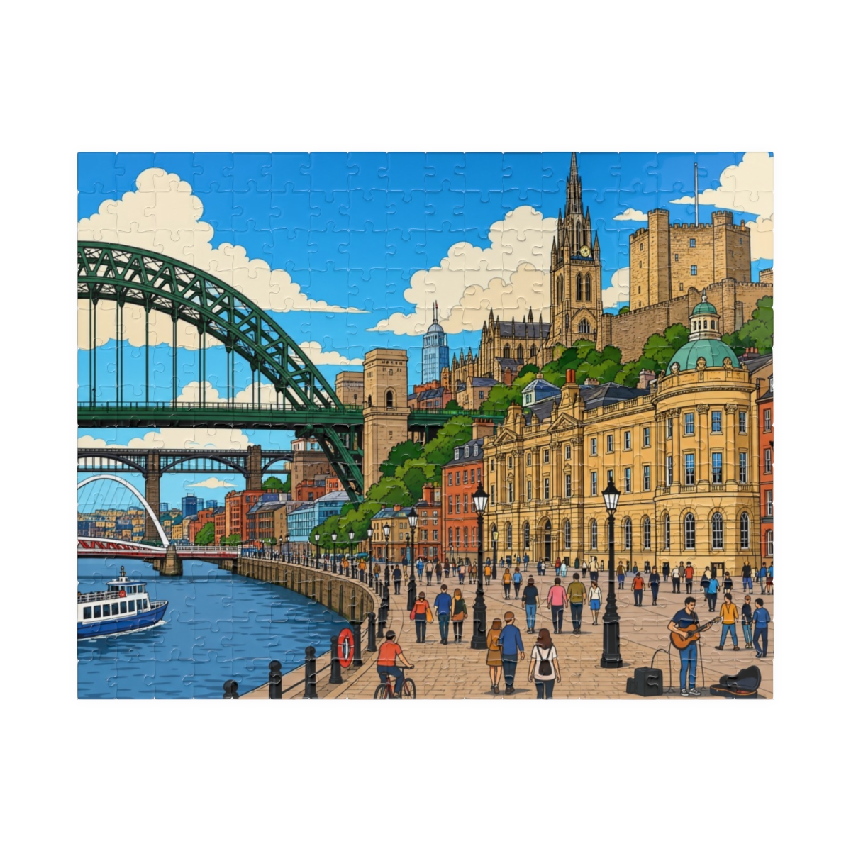 Newcastle upon Tyne city puzzle