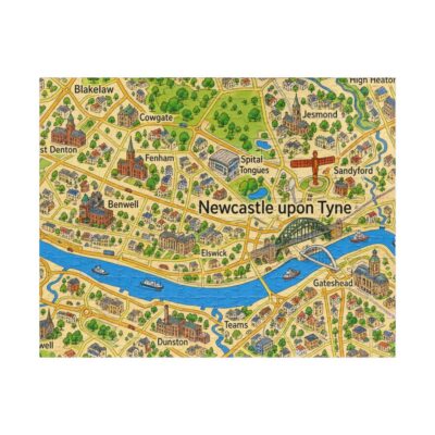 Newcastle upon Tyne — Map Puzzle
