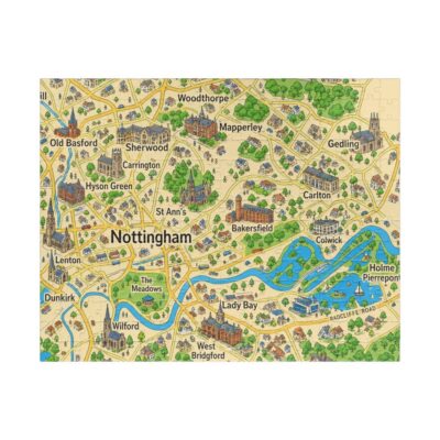 Nottingham — Map Puzzle