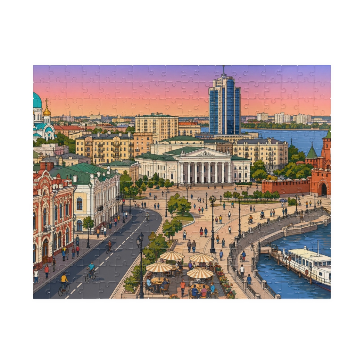 Omsk city puzzle