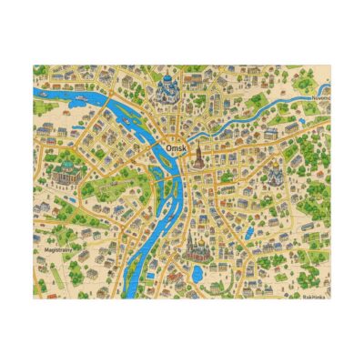 Omsk — Map Puzzle