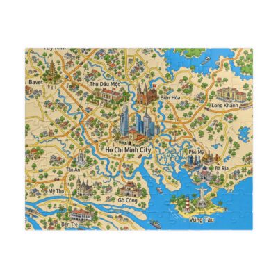 Ho Chi Minh City Map Puzzle