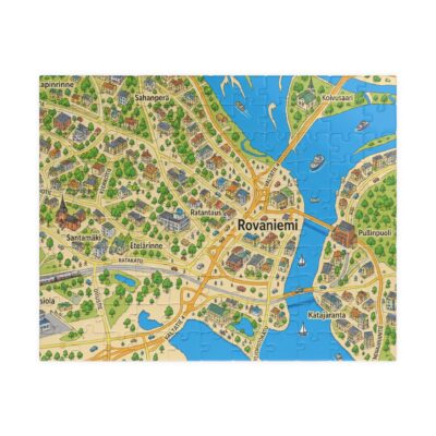 Rovaniemi Map Puzzle
