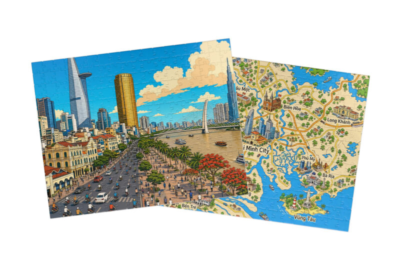 Ho Chi Minh City puzzle set