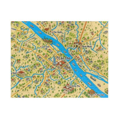 Cần Thơ Map Puzzle