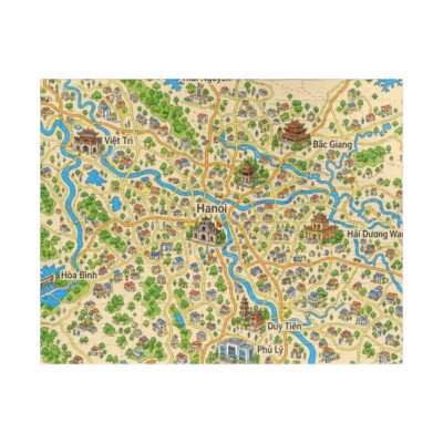 Hanoi Map Puzzle