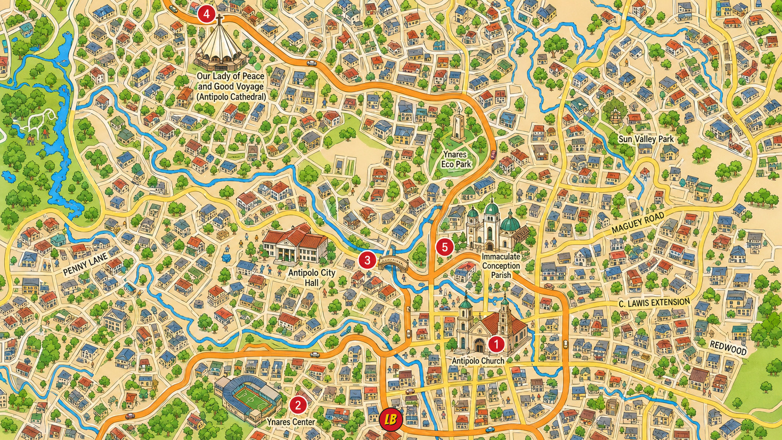 Map of Antipolo