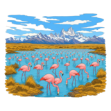 Laguna Nimez Flamingo Reserve El Calafate