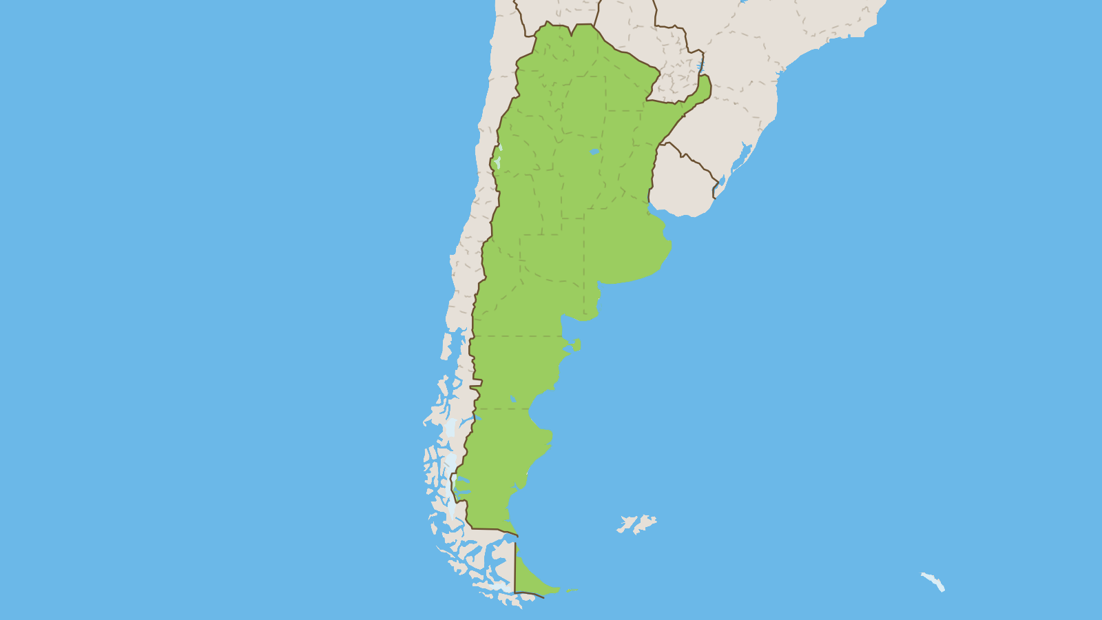 Map of Argentina
