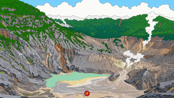 Tangkuban Perahu Volcano