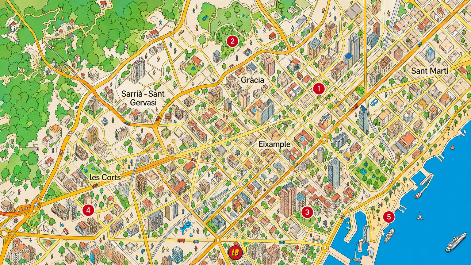 Map of Barcelona