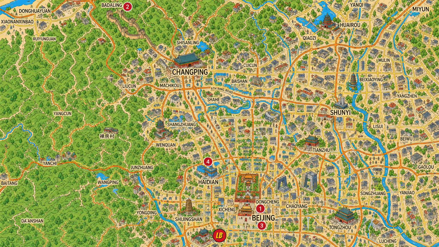 Map of Beijing