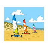 Belgian Coast De Panne Beach