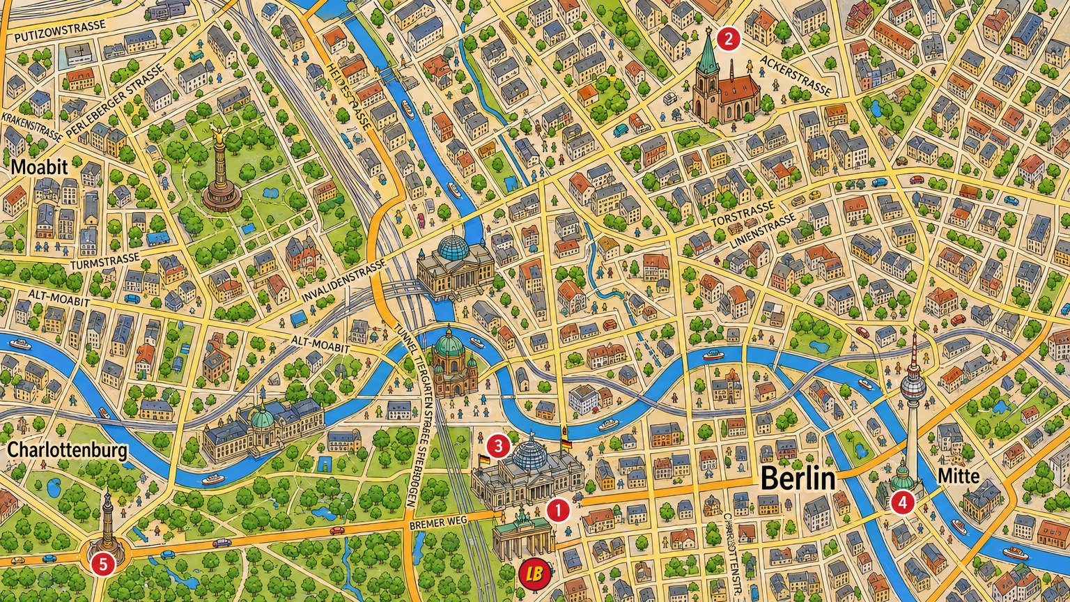 Map of Berlin