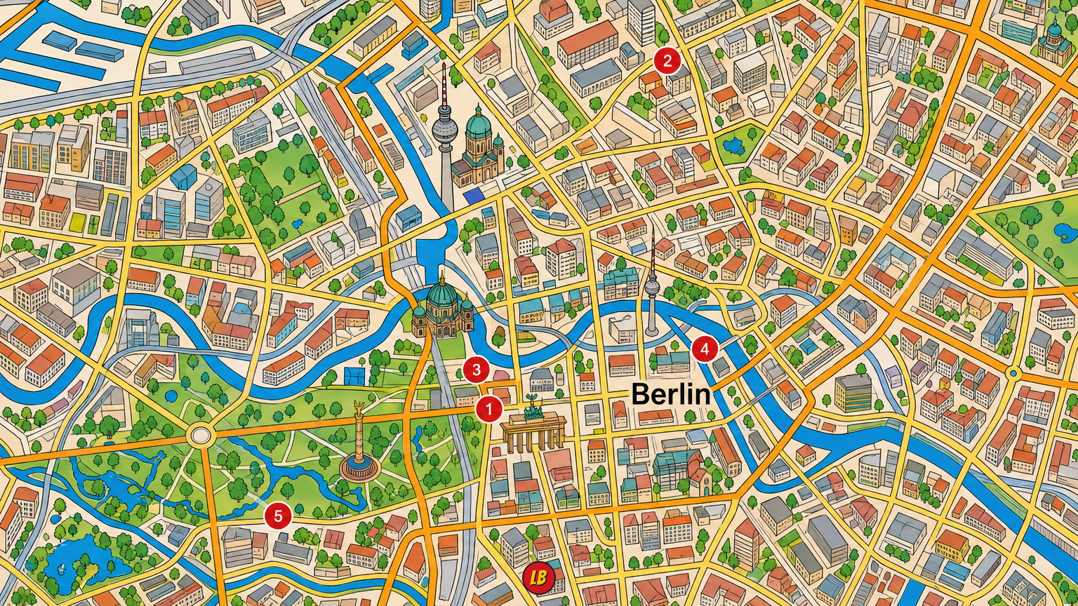 Map of Berlin