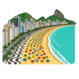 Copacabana Beach Rio de Janeiro