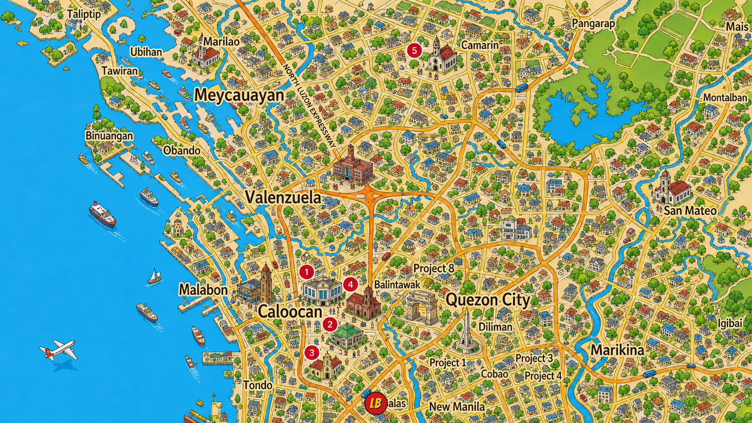 Map of Caloocan City
