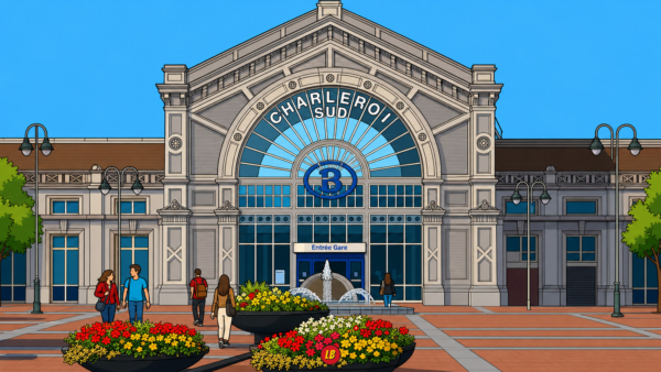 Charleroi South Railway Station