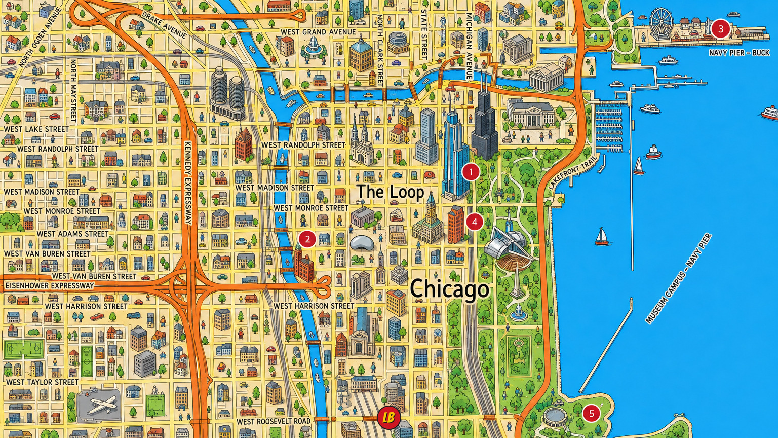 Map of Chicago