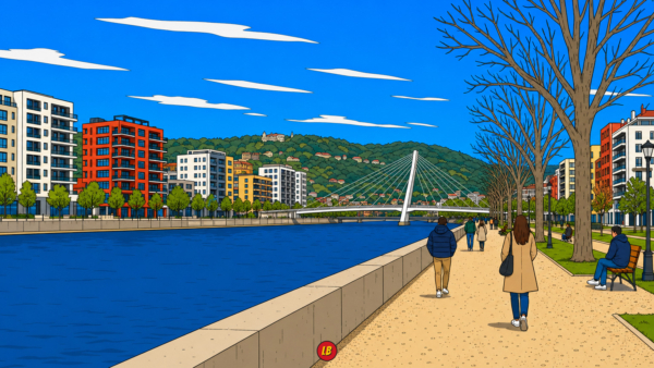 Drammenselva River Promenade