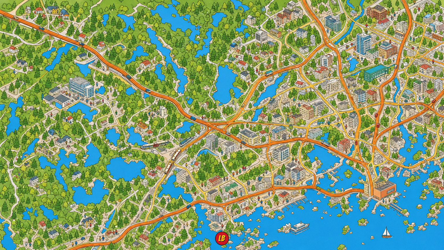 Map of Espoo