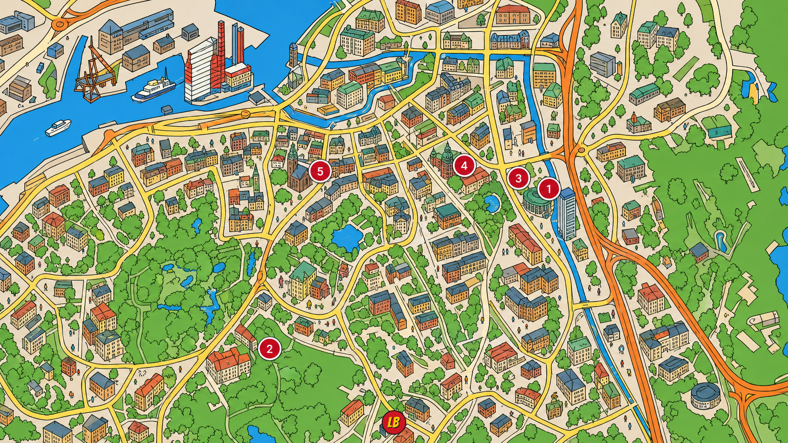 Map of Gothenburg